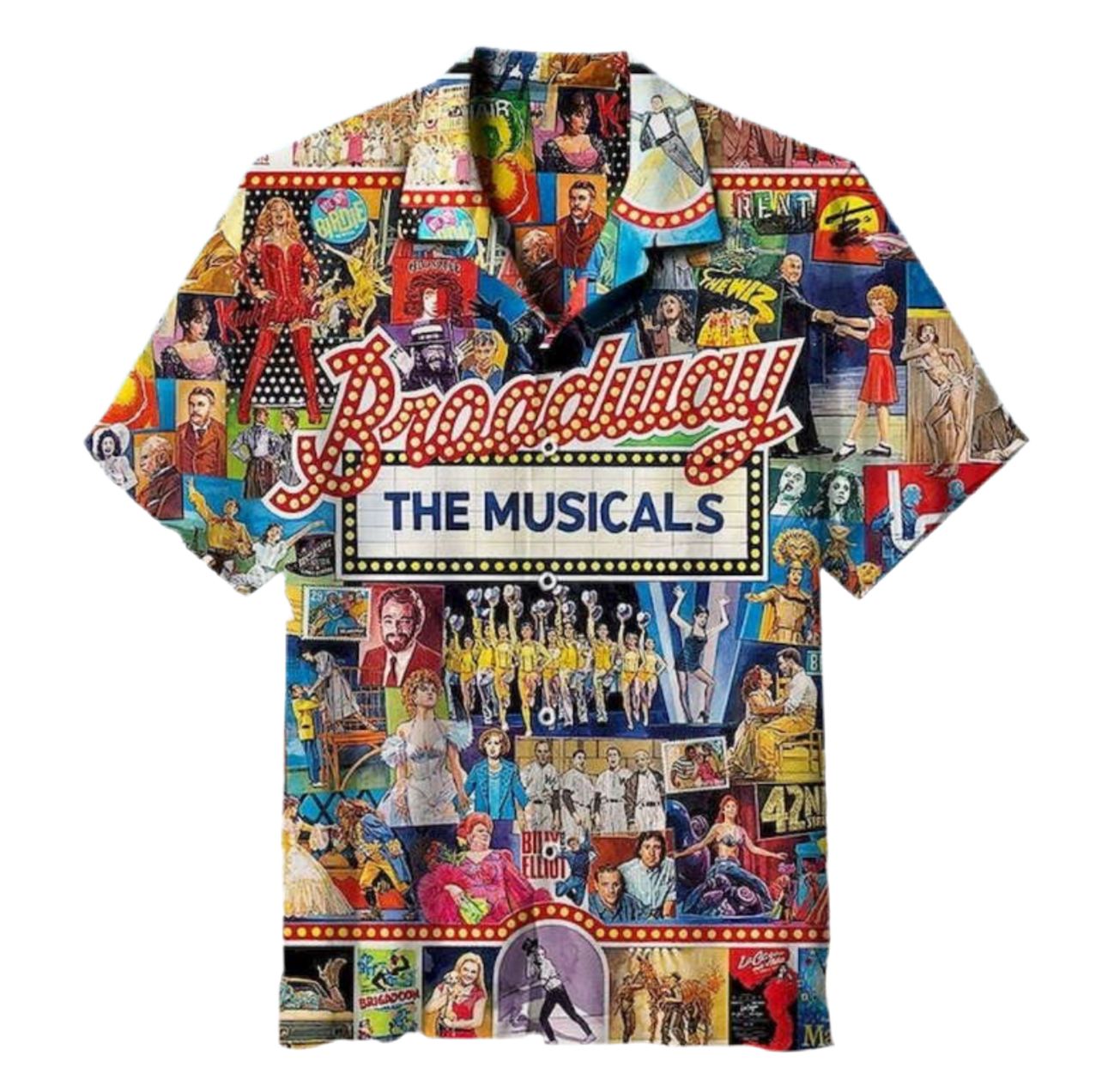 Broadway the musicals Hawaiian shirt