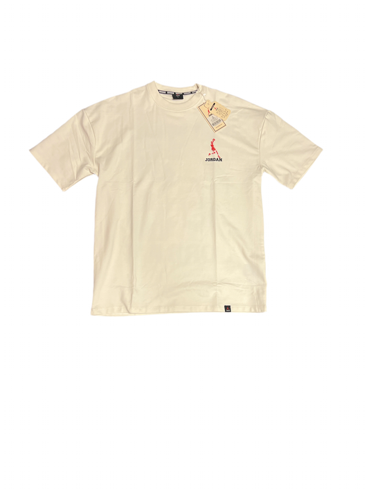 Jordan Men’s T-Shirt off white color Size Large