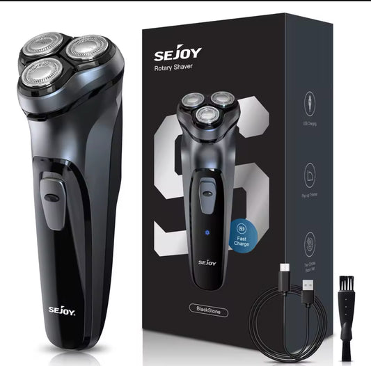 SEJOY Shaver Men USB Electric Shaver Powerful Beard Electric Razor Rechargeable WaterproofShaving