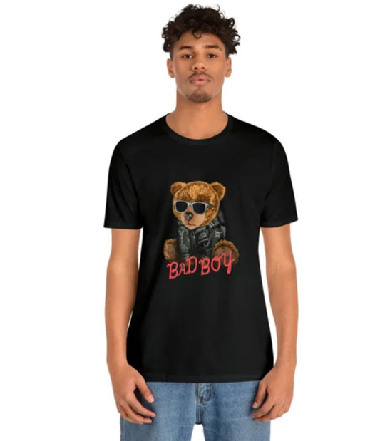 Cool Bad Boy Teddy Bear T-Shirt