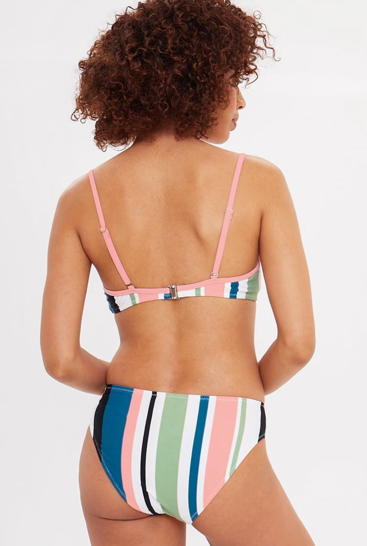 CUPSHE Honey Girl Striped Bikini