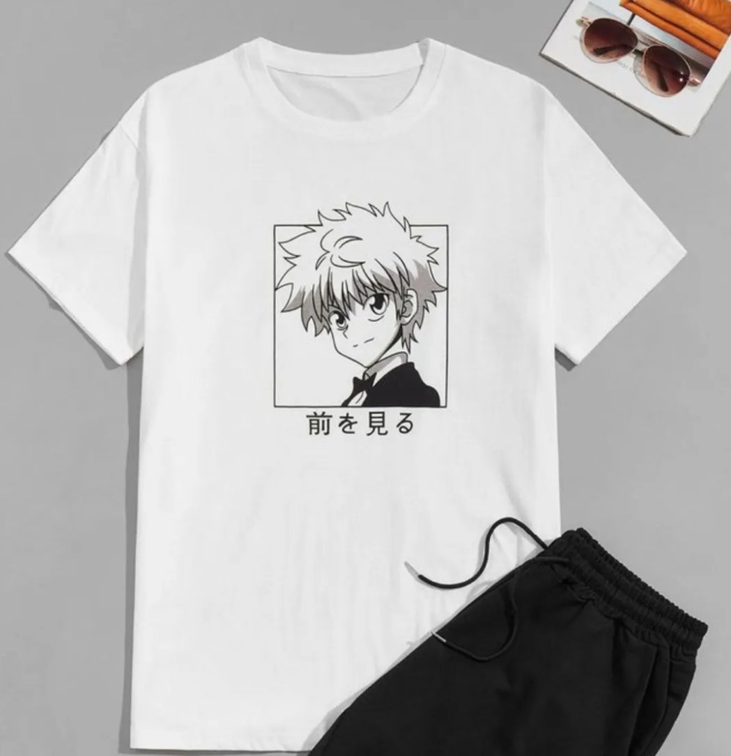 Sky Light Anime Printed T-Shirt