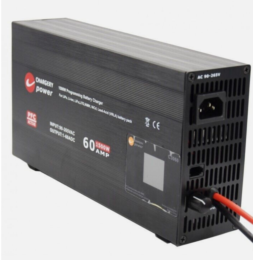 8S 60A 1500W LiPo/LiFe/LiTo Battery Charger(power cable not included)