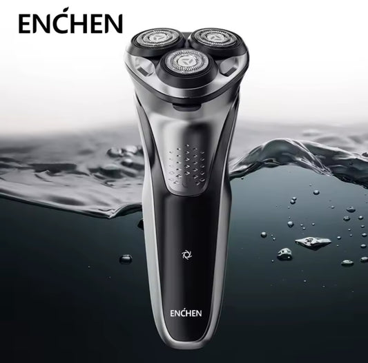 ENCHEN Blackstone Plus Electrical Rotary Shaver Full Body Washable IPX7 Waterproof Dry Wet Dual Use Rechargeable Shaving Machine