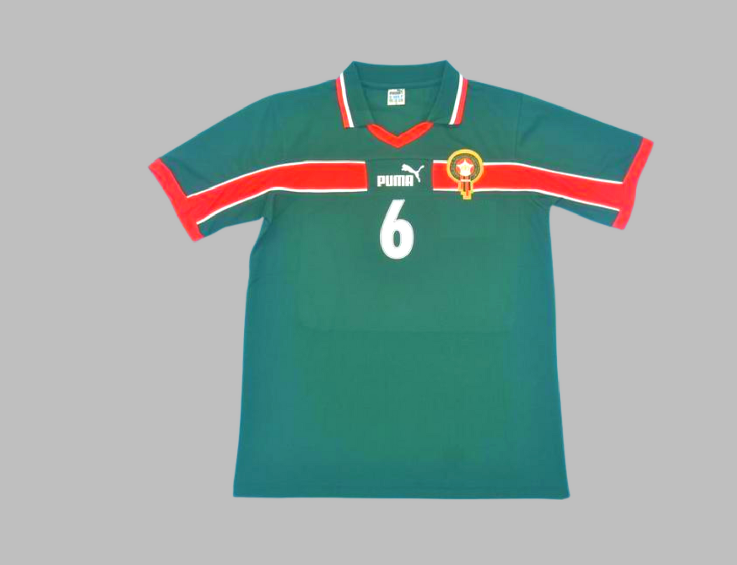 MOROCCO 1998 NAYBET 6 WORLD CUP JERSEY Size M