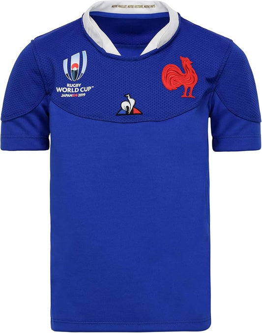 France 2019 Rugby Union Jersey Shirt Mens Japan World Cup Top Blue size Large