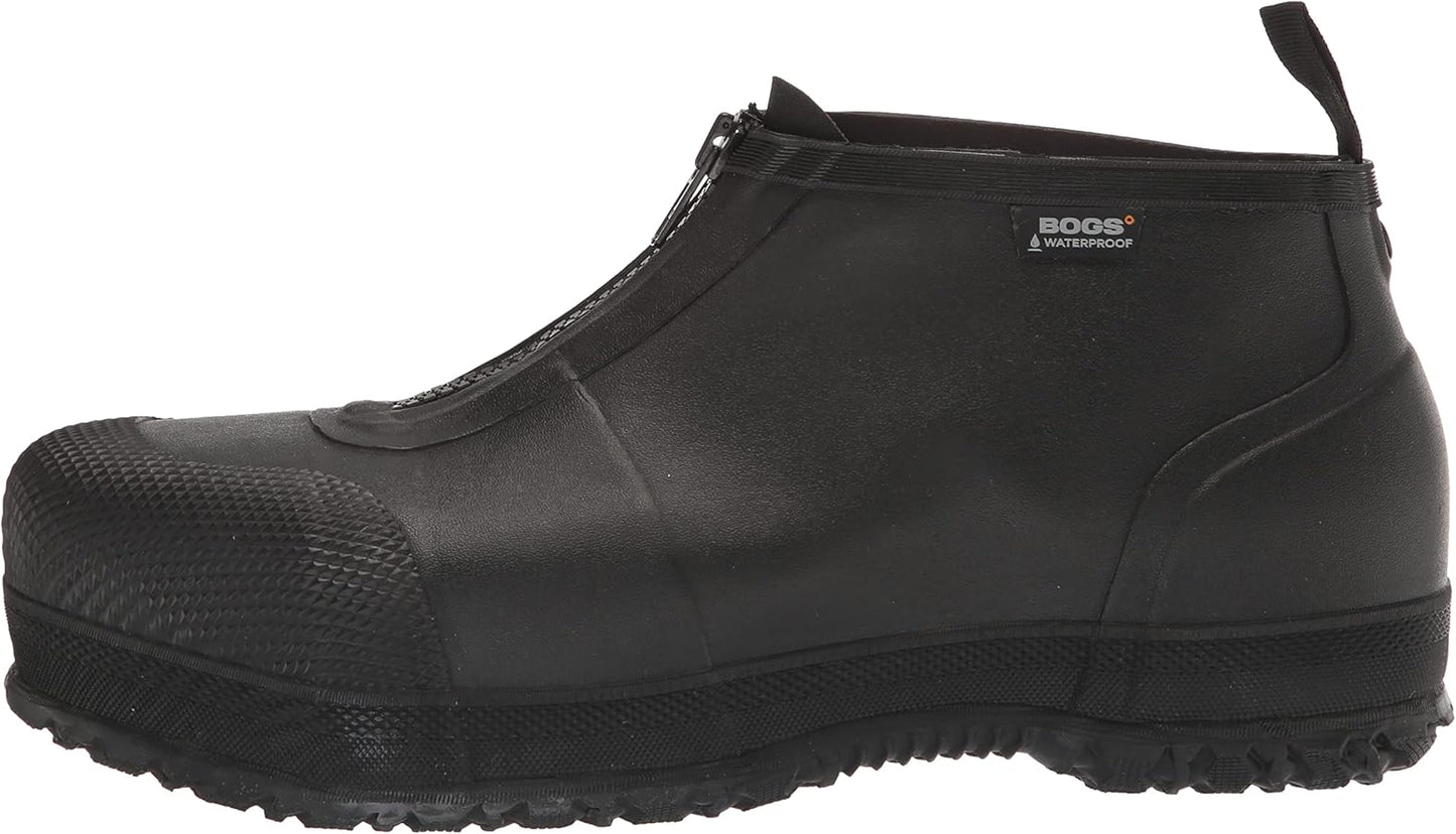 Bogs Men's Overshoe Zip Composite Toe Rain Boots Size: 8