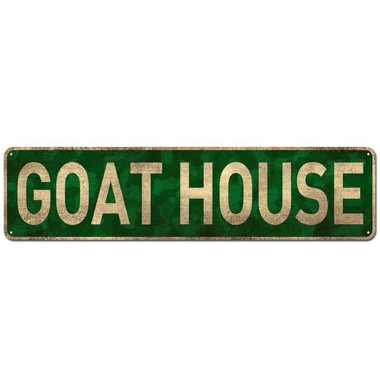 Goat House Sign, Goat Décor Goat Sign Goat