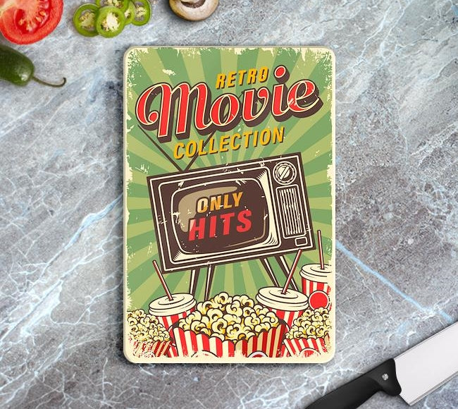 Retro Movie Collection Cinema Poster Metal Sign  Size 12”x8”