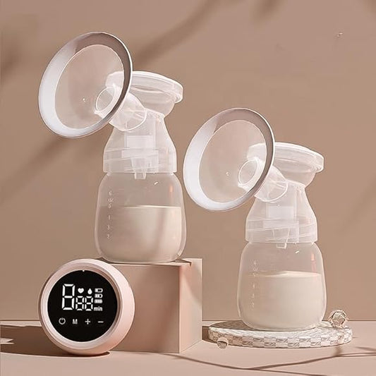 Painless electronic portable double electric baby breastfeeding milk breast pump