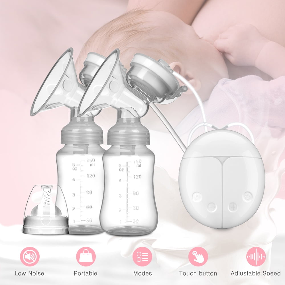 Electric breast pump unilateral and bilateral breast pump manual silicone breast pump baby breastfeeding accessories for Work, Travel and Home