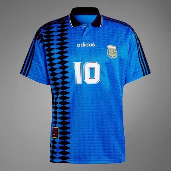 Adidas Argentina 1994 Away Jersey with Messi name added on the back