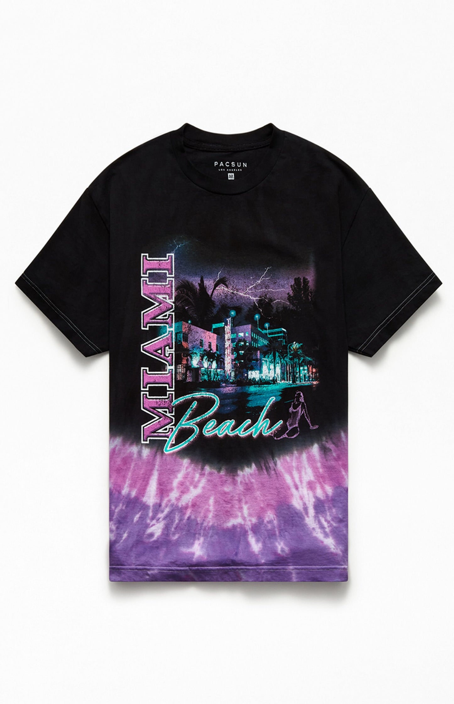 Miami Vintage Tie-Dyed T-Shirt