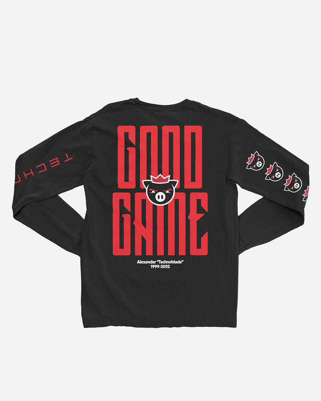 Good Game Long Sleeve Tee (Black)