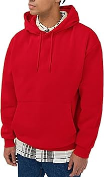 Men's Hoodies Pullover Hooded Sweatshirt Midweight Athletic Hoodie for Men