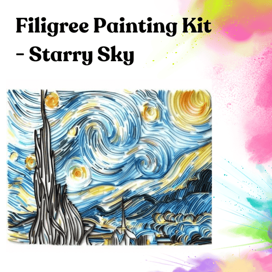 Filigree Painting Kit - Starry Sky