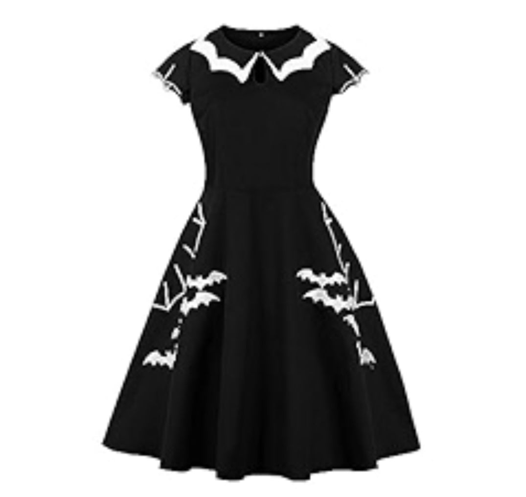 Womens gothic plus size dress