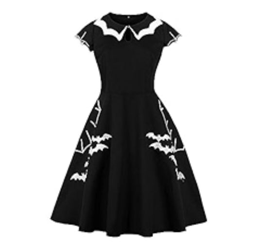 Womens gothic plus size dress