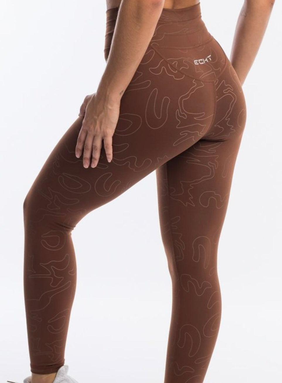 ECHT Tempo Jump Leggings - Brown