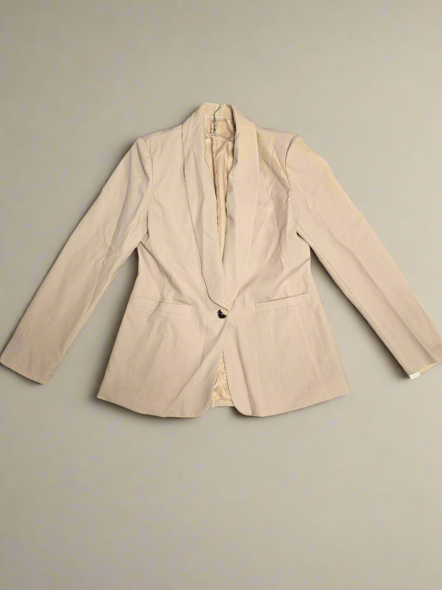 Womens khaki business casual blazer